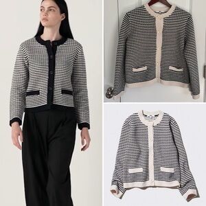 Uniqlo Stripe Knit Cardigan
